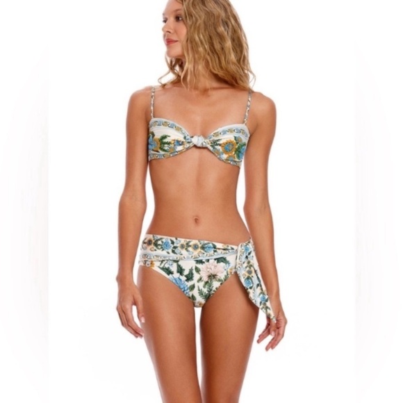 New! Agua Bendita PERLA BIKINI BOTTOM Aine Drop 24273 - Picture 3 of 13